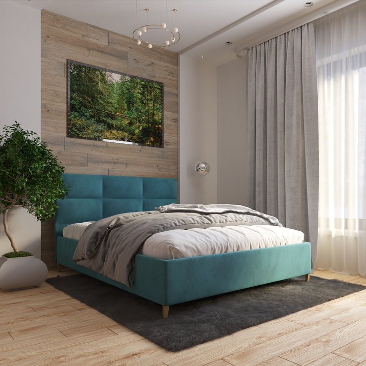 Двуспальная кровать с подъемным механизмом Мидл, 120х190