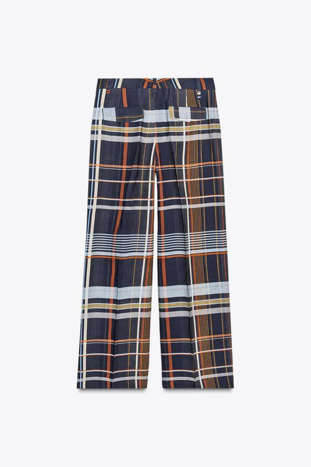 ZARA БРЮКИ В КЛЕТКУ — ZW COLLECTION, РАЗНОЦВЕТНЫЙ