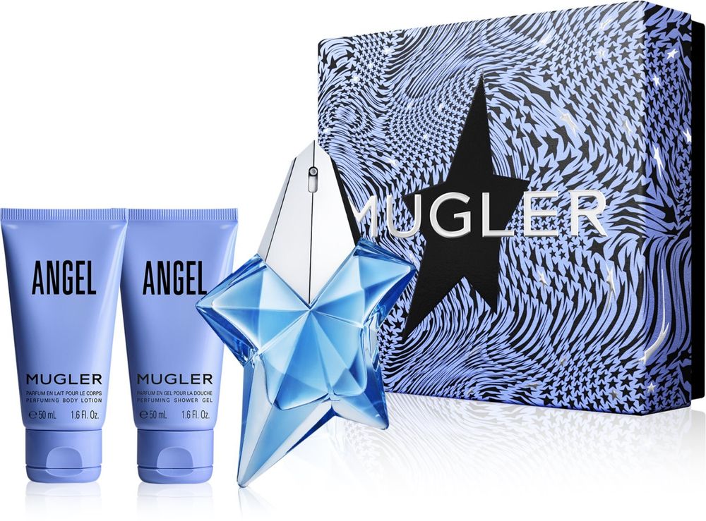 Mugler eau de parfum 25 мл + парфюмированный лосьон для тела 50 мл + парфюмированный гель для душа 50 мл Angel Christmas