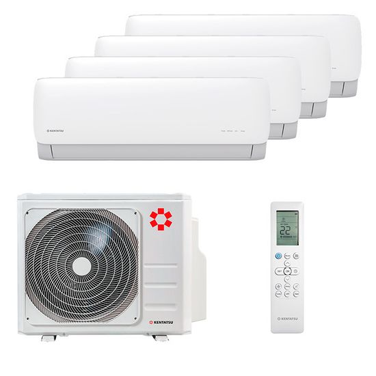 Мультисплит система на 4 комнаты Kentatsu KMGA26HZRN1 x 3 + KMGA35HZRN1 / K4MRA100HZRN1