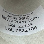 ATLAS - Ri.Go, 68% меринос, 12% люрекс, 20 % п/а; 360м/100гр; шнурок; col.22134, цвет: Розовый меланж с серебристым люрексом; S506