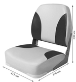 Сиденье "Deluxe", серое с темно-серым (10252325)