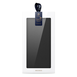 Чехол книжка из PU кожи черного цвета от Dux Ducis для Samsung Galaxy S10e, серия Skin Pro Series Case