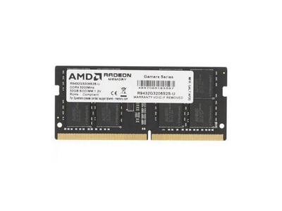 Оперативная память AMD Radeon R9 Gamer R9432G3206S2S-UO, DDR4 1х 32ГБ 3200 МГц, SODIMM, OEM