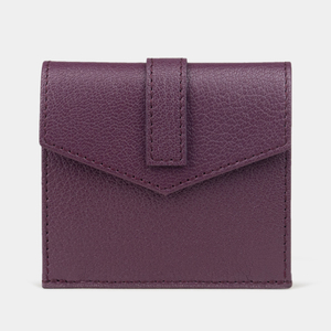 Кардхолдер-кошелек Perle из кожи козы, фиолетового цвета