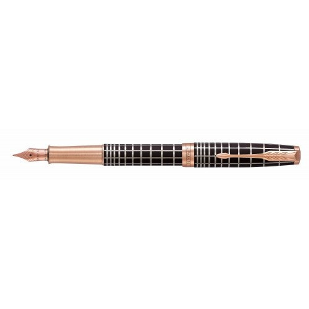 Перьевая ручка Parker Sonnet Chiselled Brown PGT