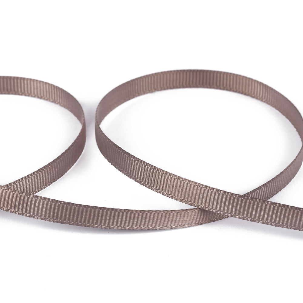 Репсовая лента GR-06 6 мм 1/4 ", №124 серый