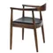 Стул Round темный орех