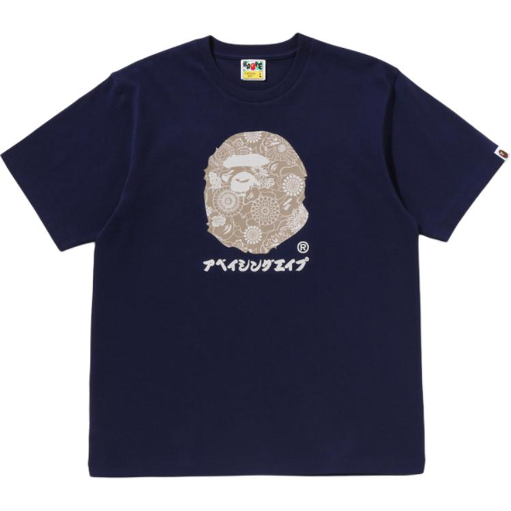 A Bathing Ape Bathing Ape Футболка Cotton Drop Shoulder Sleeve Moderate Straight Fit Summer 0zxtem345101q