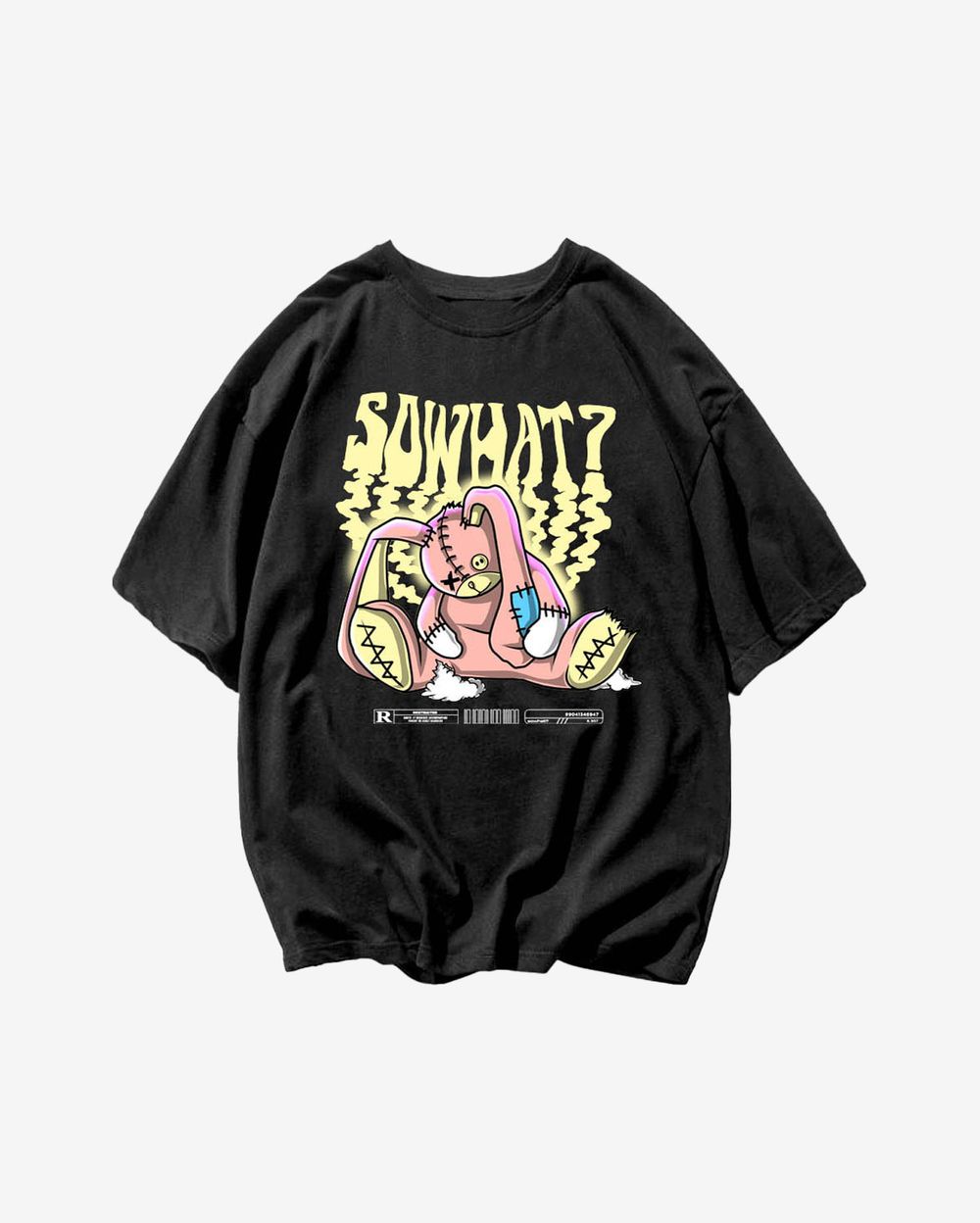 Футболка SoWhat? Rabbit Черная