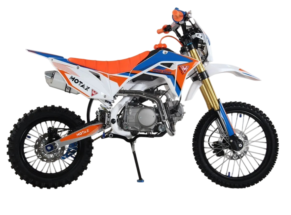 Питбайк MOTAX MX 125 (17/14) белый-белый-оранжевый