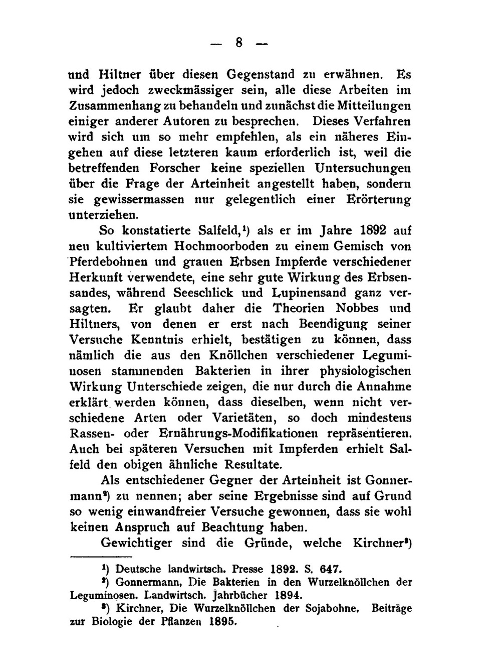 Untersuchungen Über Die Arteinheit Der Knöllchenbakterien Der Leguminosen Und Über Die Landwirtschaftliche Bedeutung Dieser Frage | H. Buhlert