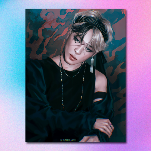 Арт принт / kadis_art / BTS / Чимин #3