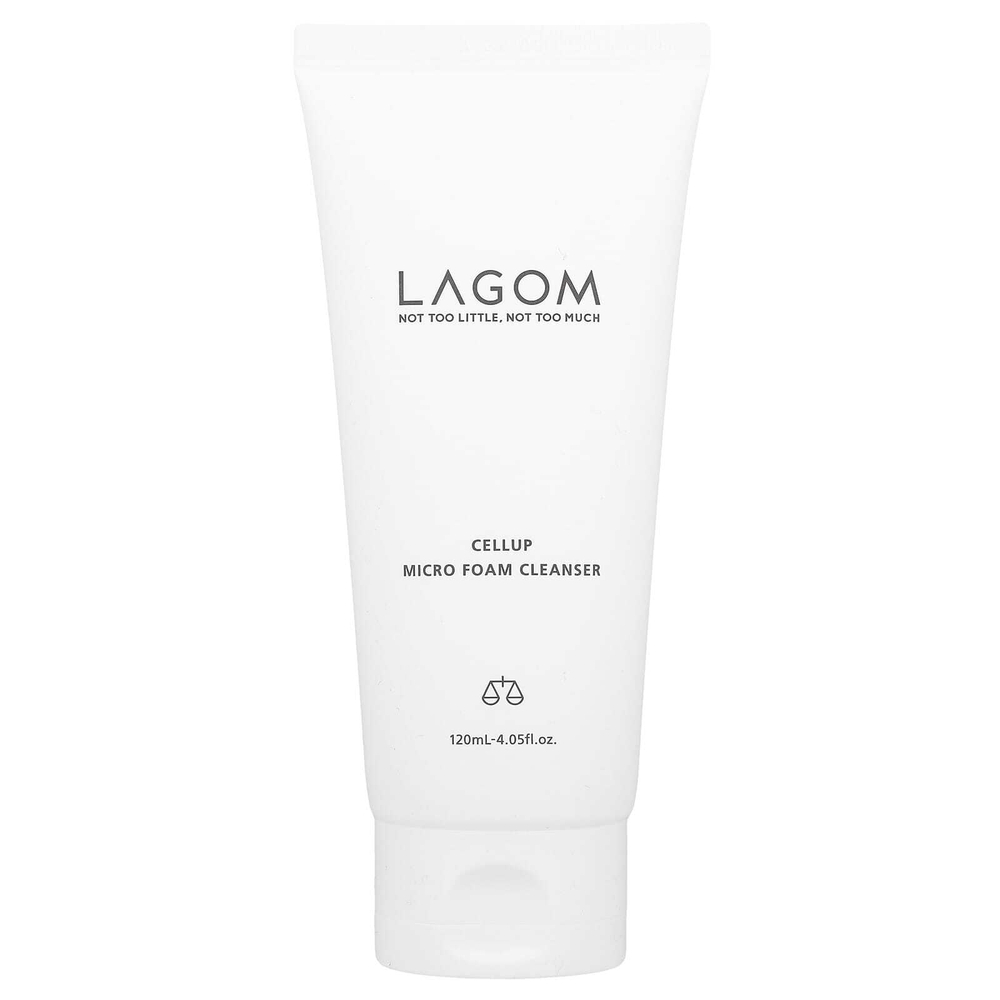 LAGOM, Cellup Micro Foam Cleanser, 120 мл (4,05 жидк. Унции)