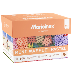 Конструктор Marioinex Mini Waffle 903629 пастельный 500 деталей арт. 903629 / Конструктор Мариоинекс — фото 2