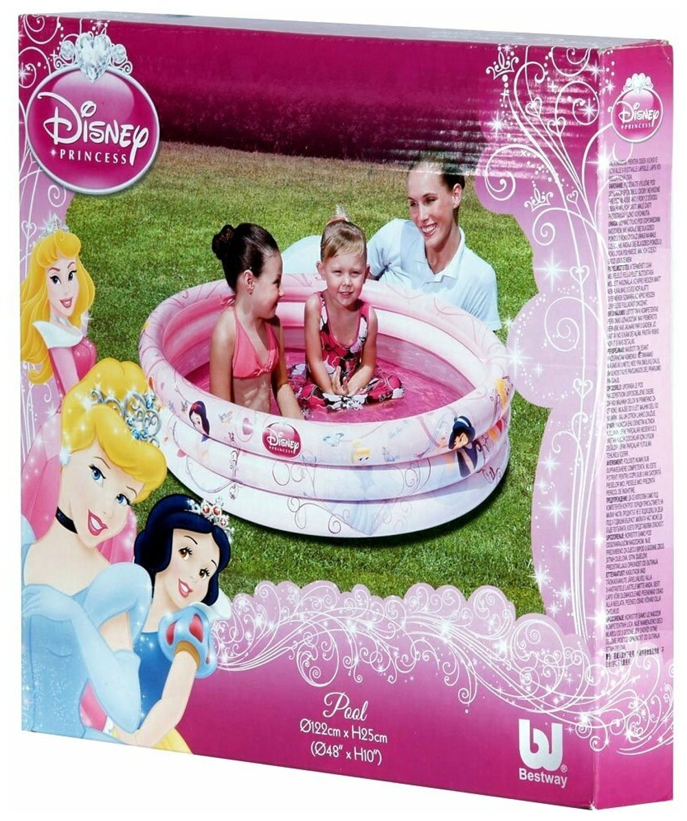 Бассейн надувной Princess, 122 х 25 см, от 2 лет, 91047 Bestway