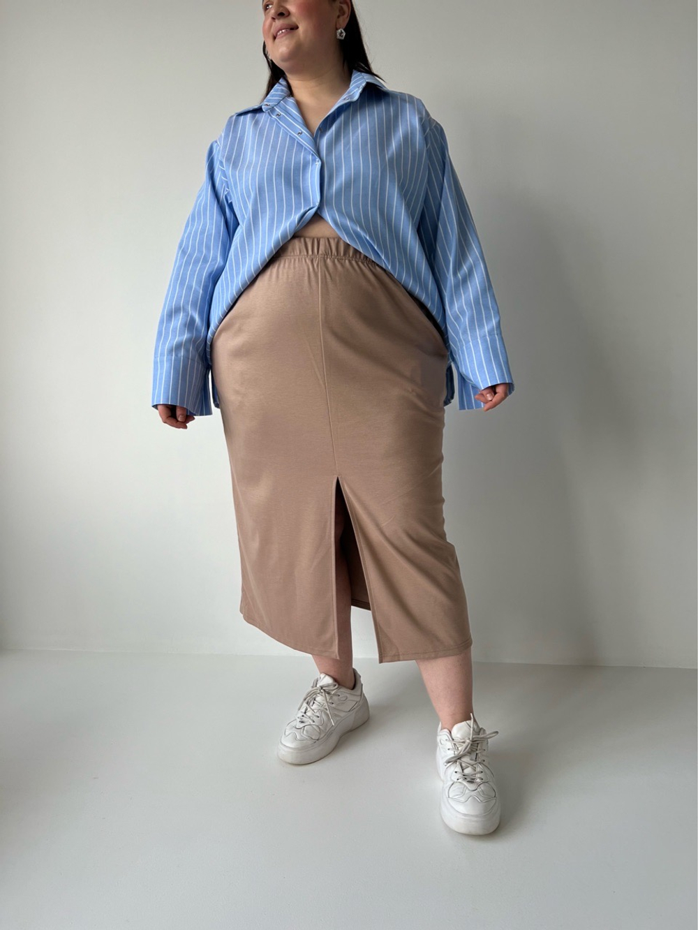 Юбка ДНК бежевая