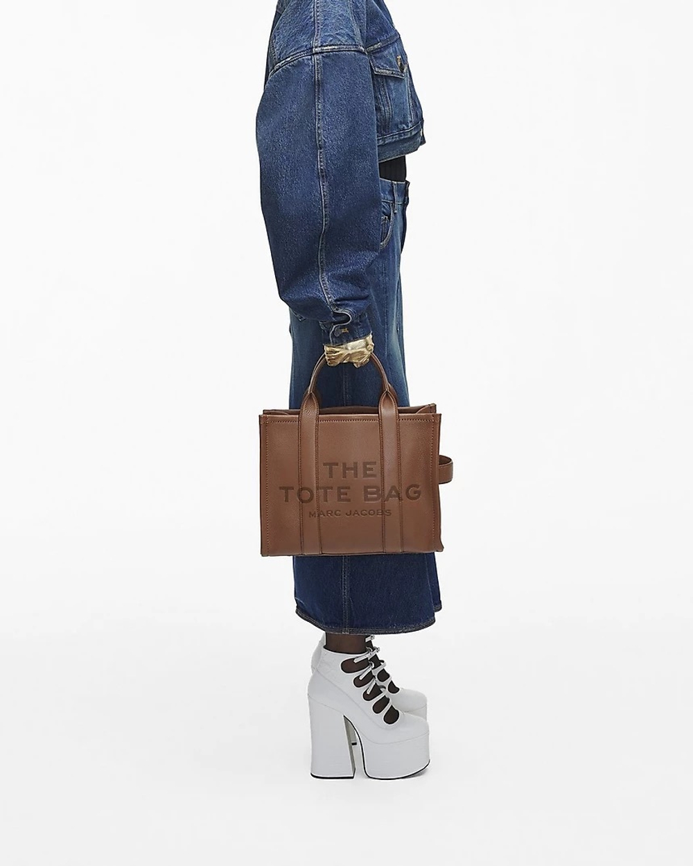 Сумка MARC JACOBS THE LEATHER MEDIUM TOTE BAG “Argan Oil”