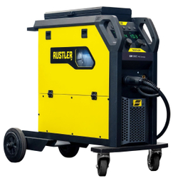 Cварочный полуавтомат Rustler EM 350C PRO Synergic, горелка Exeor 315, 4 м, ящик для инструментов