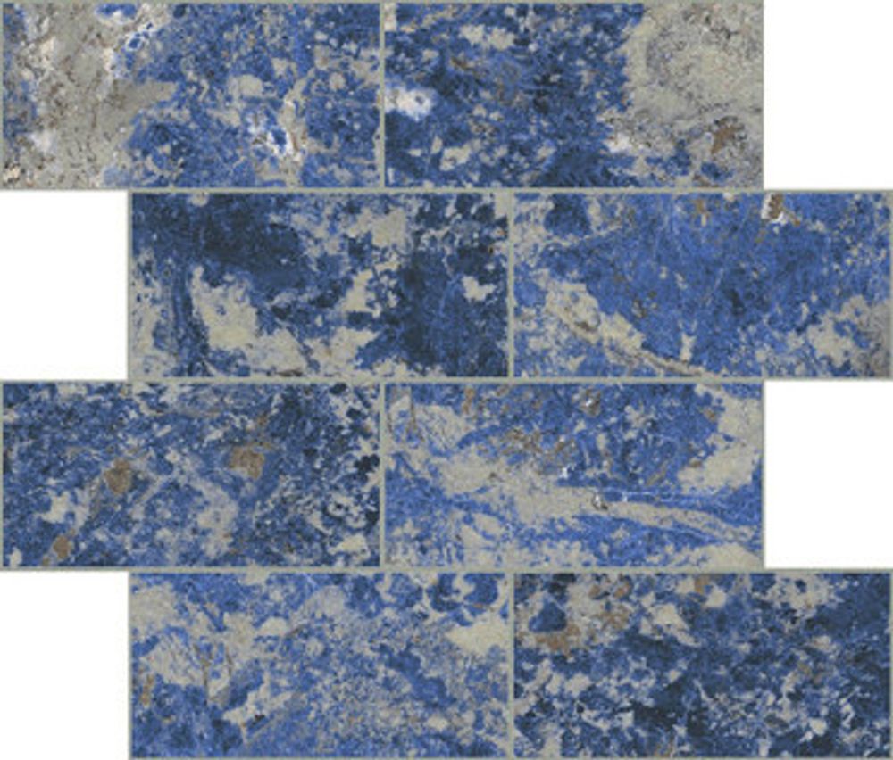 Мозаика BIJOUX SODALITE BL GLO 6MM MUR.SF (7.5x15) (767605)