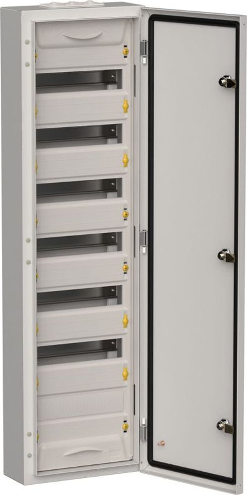 Корпус ЩРн-84 (1х84) TITAN 5 1085х310х140 IP54 метал. сер. IEK TI5-50-N-084-54-7035