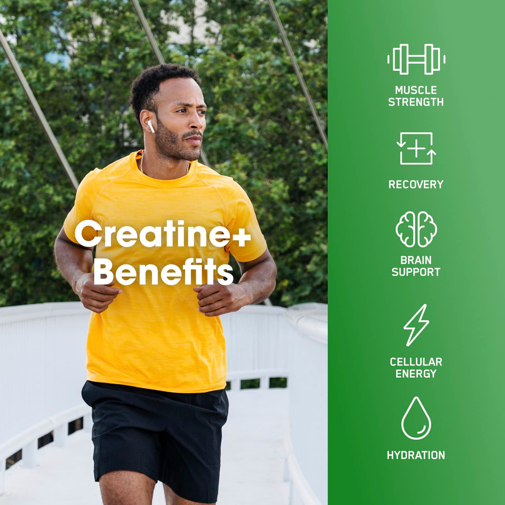 Optimum Nutrition, Creatine +, клубника и персик, 360 г (12,69 унции)