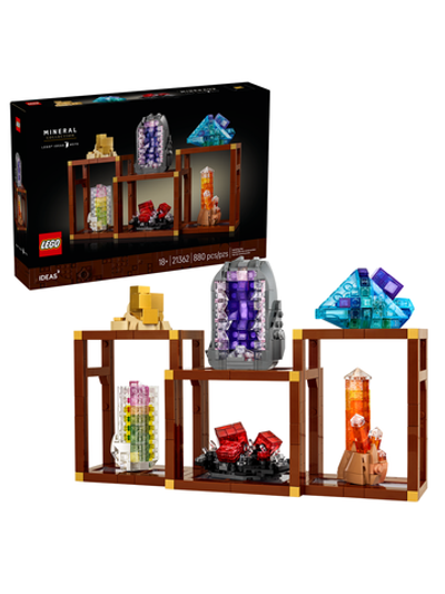 Конструктор Лего Айдиас Коллекция минералов 21362 | LEGO Ideas Mineral Collection 21362 | коллекционная 880 деталей 18+