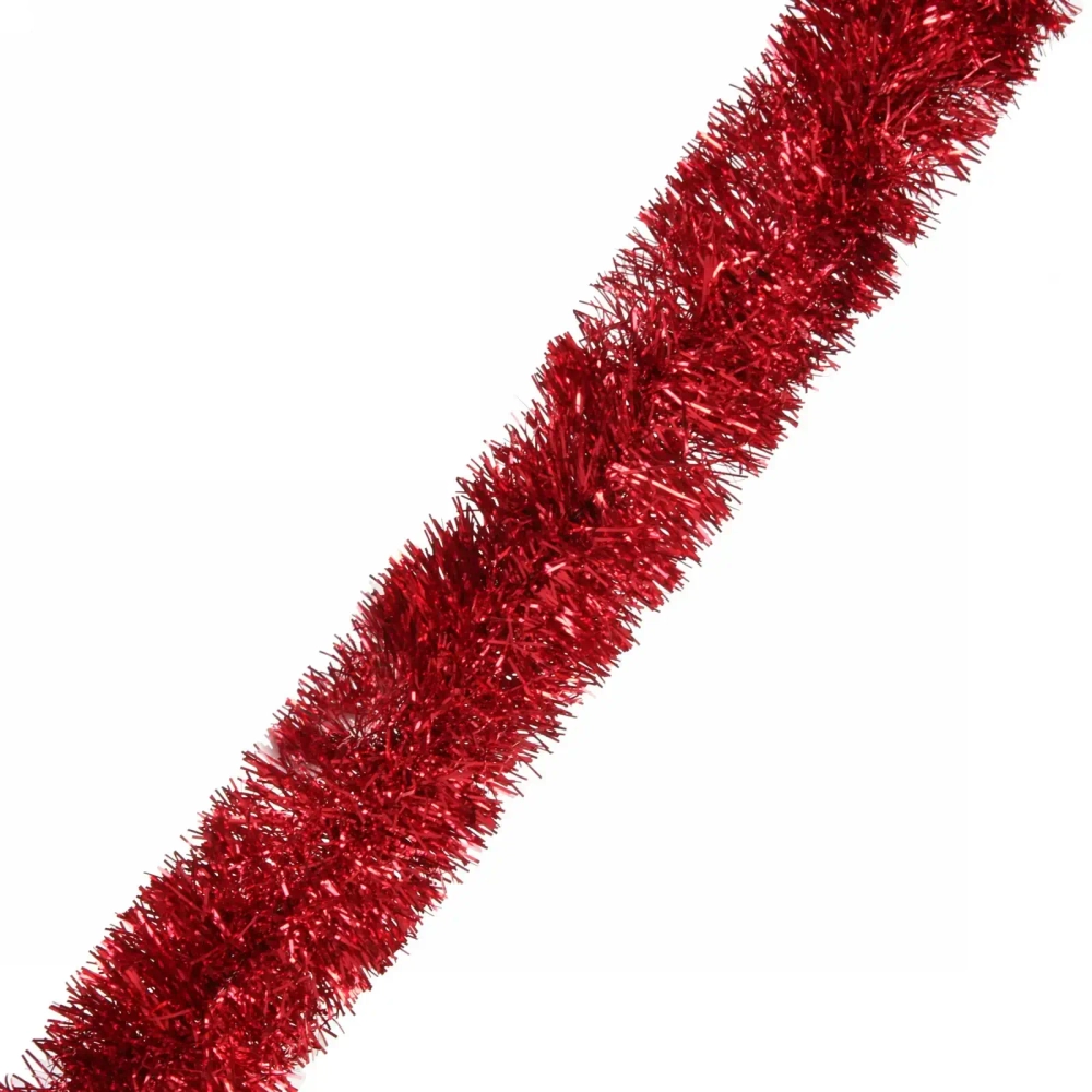 Мишура 2 м 9 см «Сияние», Красный