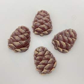 Пластиковая форма для шоколада Шишки конфеты (4 ячейки)