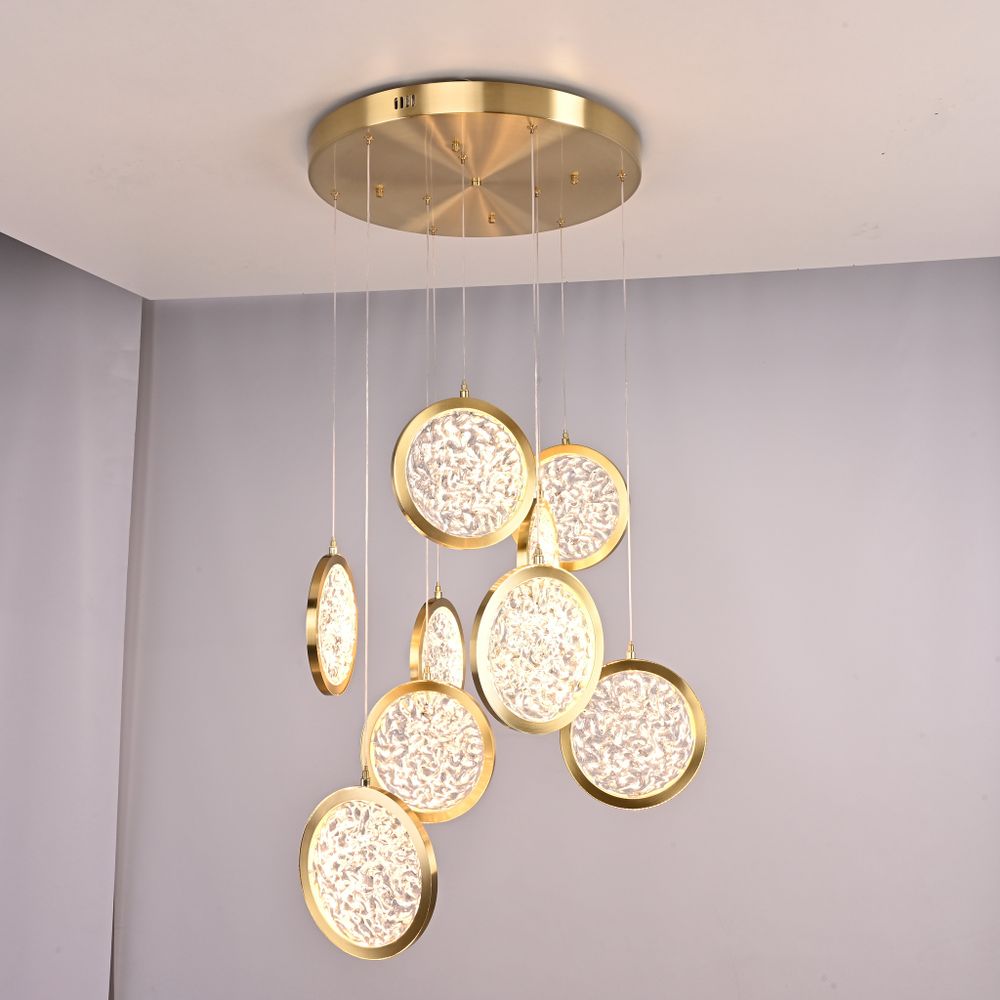 Дизайнерская Подвесная Люстра Луна Lighting Collection D50 By Imperiumloft