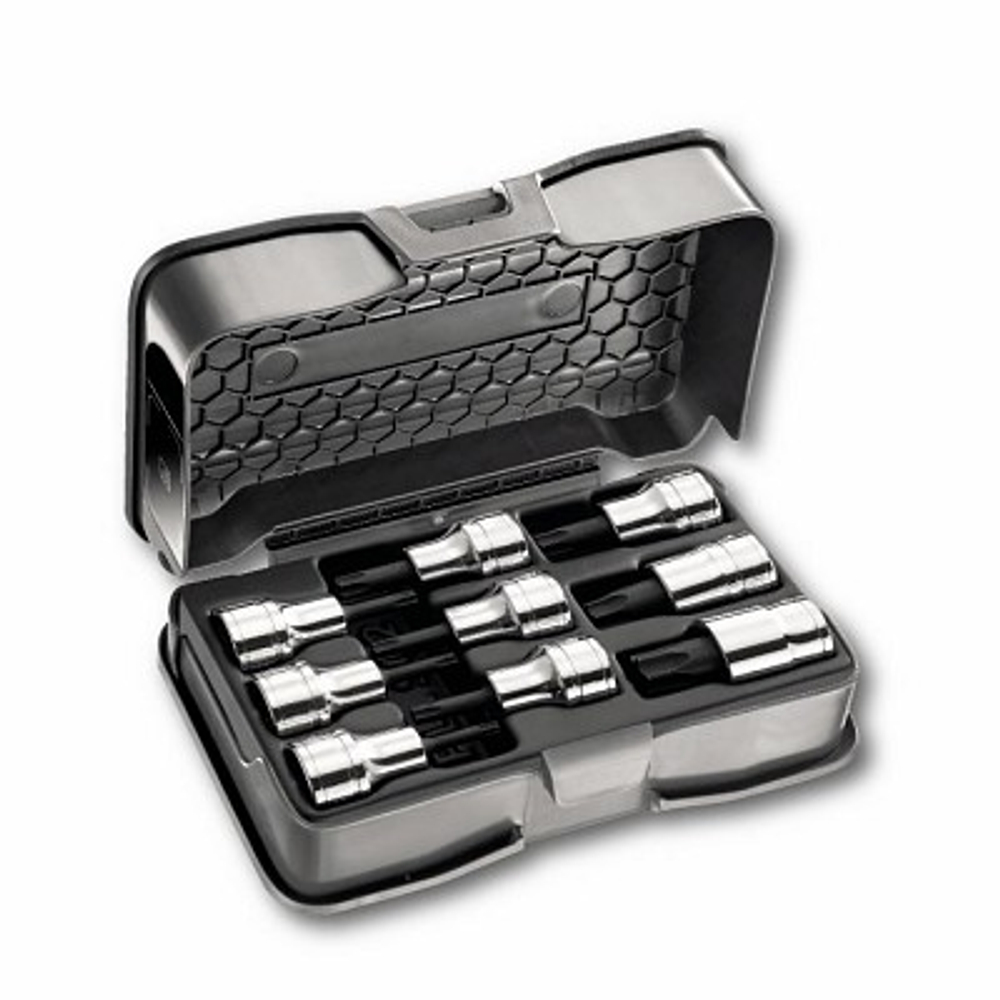 233 1/2 NTX/C9 Набор из 9-ти головок для винтов TORX, 1/2", в ящике, USAG (Италия)