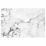 Скатерть из полипропилена прямоугольная 60х90 см Белый мрамор