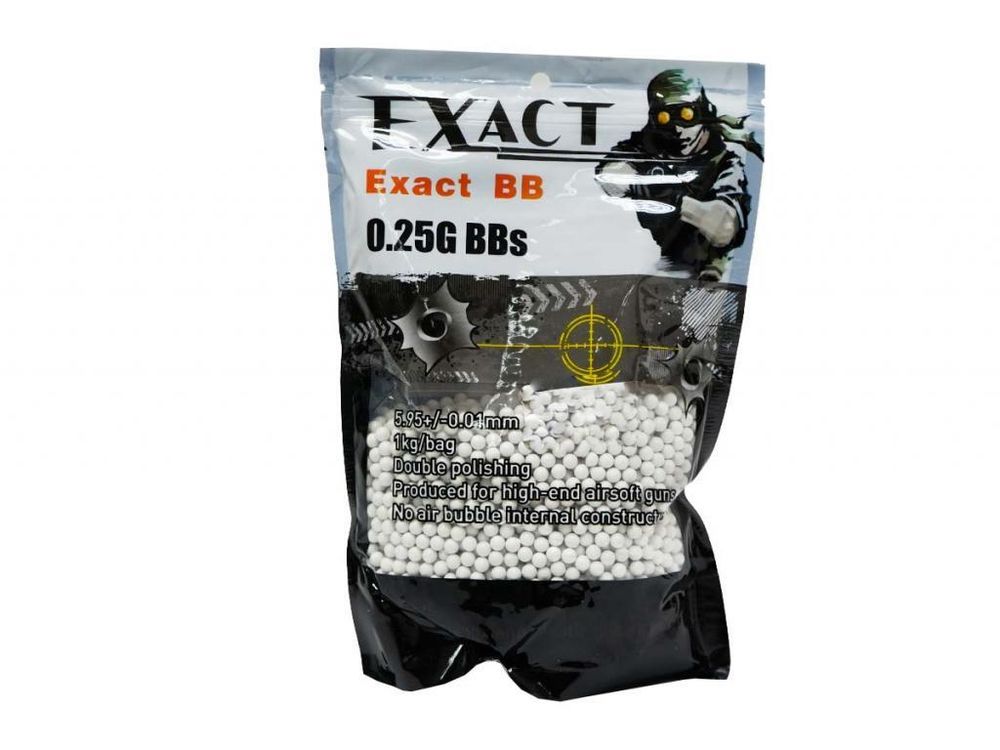 Шары страйкбольные Exact 0,25гр, 4000 шт.