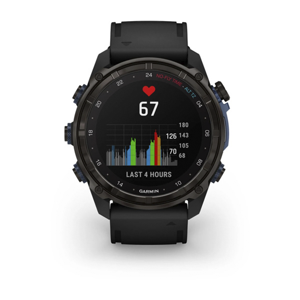 Умные часы Garmin Descent Mk3i титановый DLC серо-карбонового цвета/черный ремешок 51 мм 010-02752-11