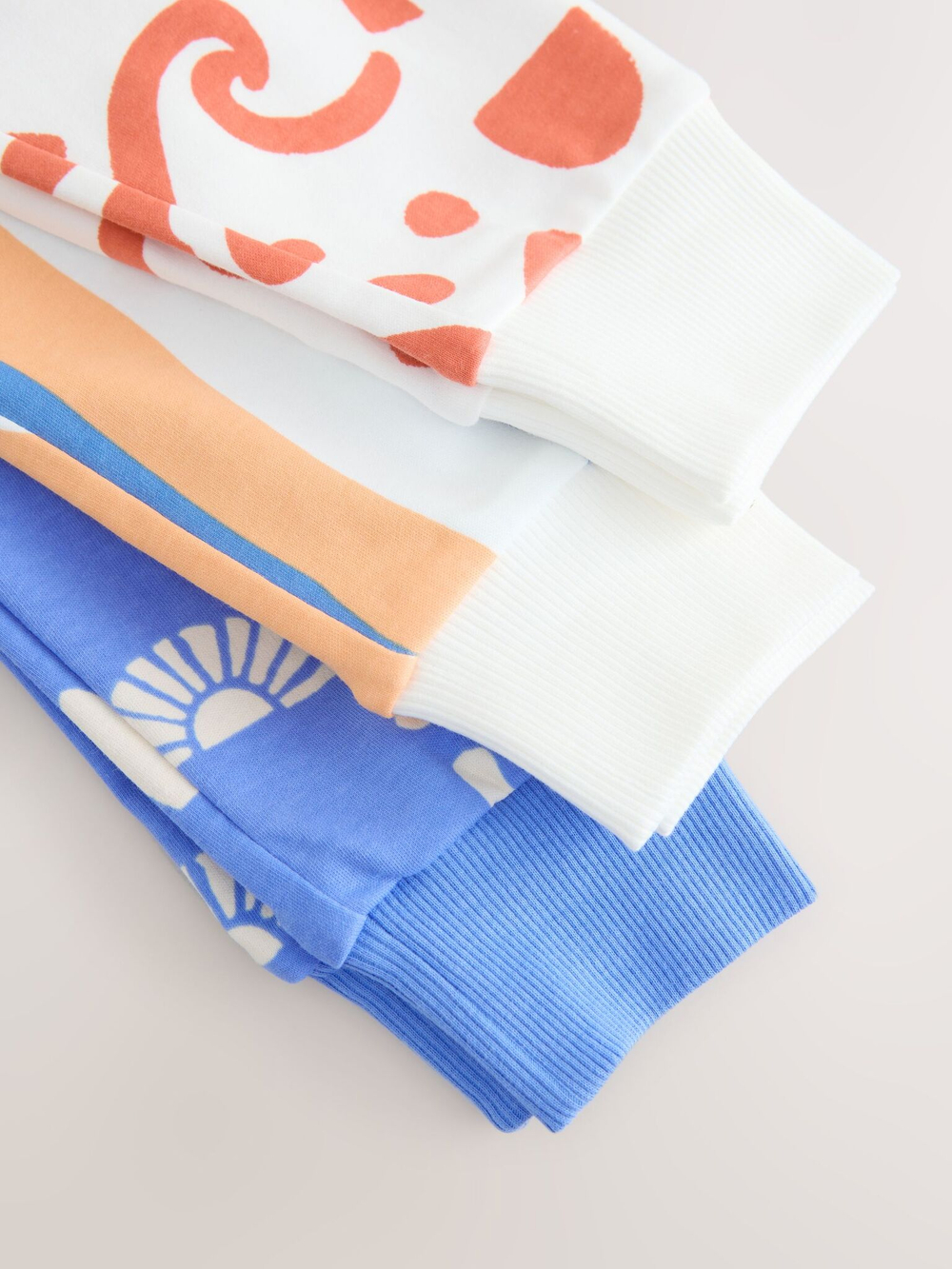 Пижама для мальчика Next AJ0-493, 3 шт., Синий, Бежевый