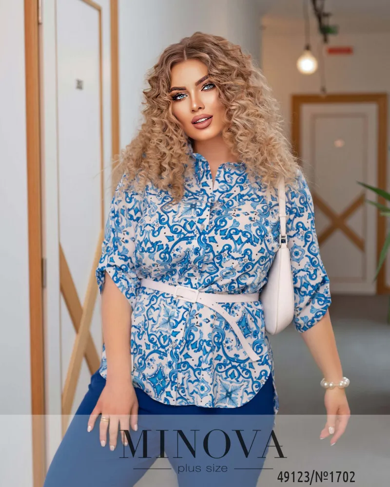 Костюм 1702-синий Minova