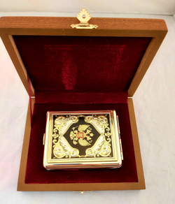 Портсигар "Герб РФ" №1