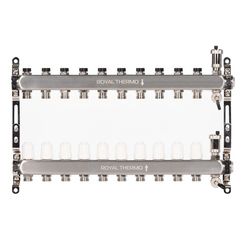 Коллектор Royal Thermo нерж. в сборе универсальный 1 ВР-3/4 НР с автомат. воздухоотвод-ми 10 вых.