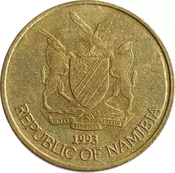 5 долларов 1993 Намибия