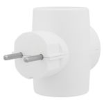 Тройник электрический 6А б/з белый 220 В REXANT