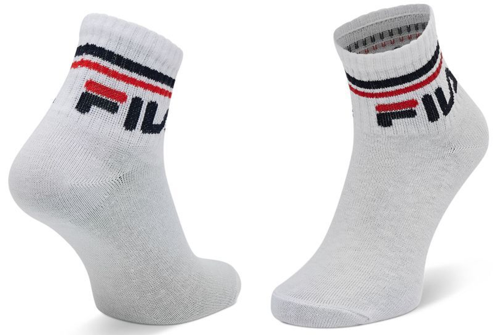 Теннисные носки Fila Junior Quarter Plain Tennis Socks 3P - White