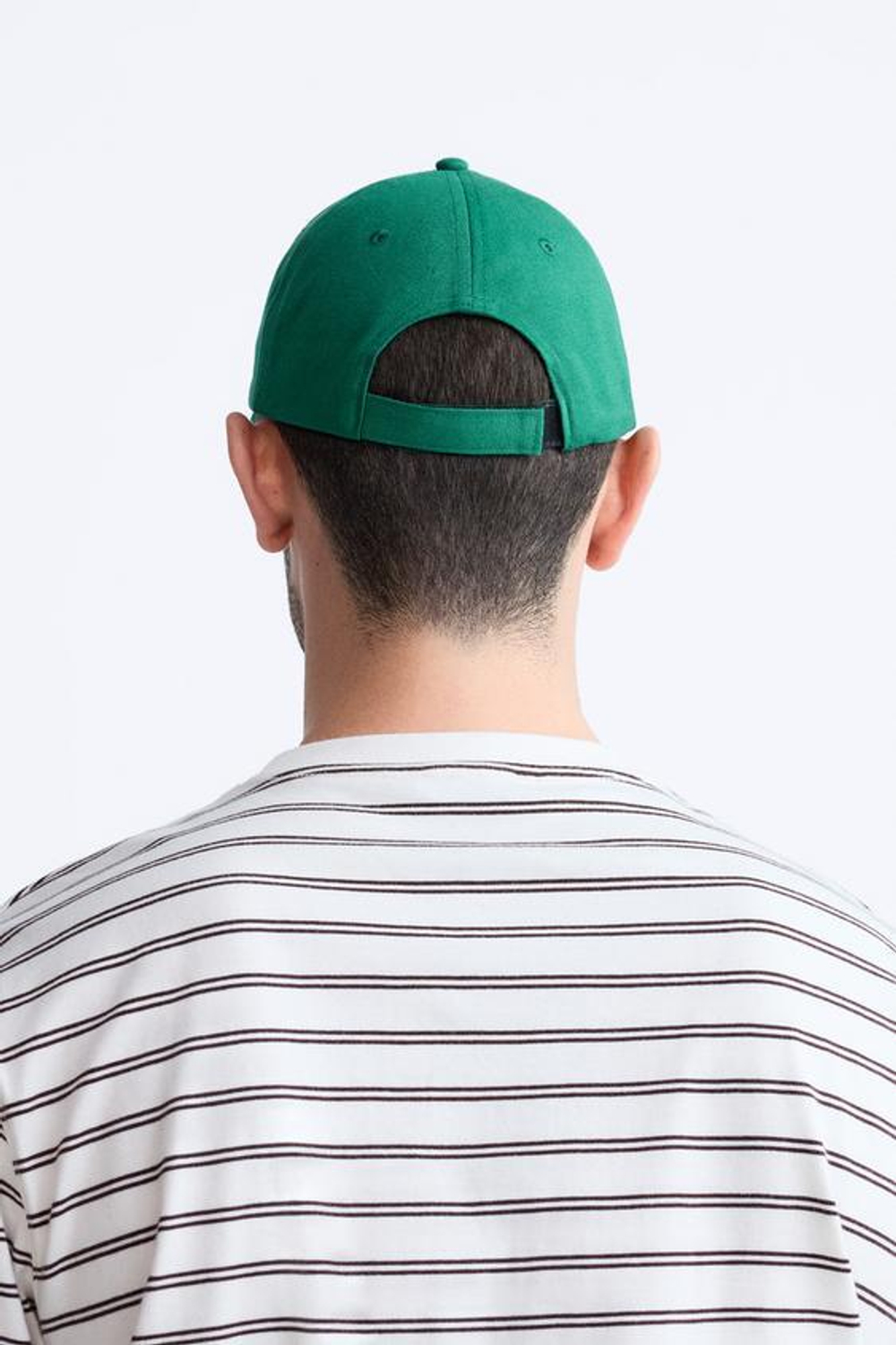 ZARA КЕПКА С ВЫШИВКОЙ, ЗЕЛЕНЫЙ