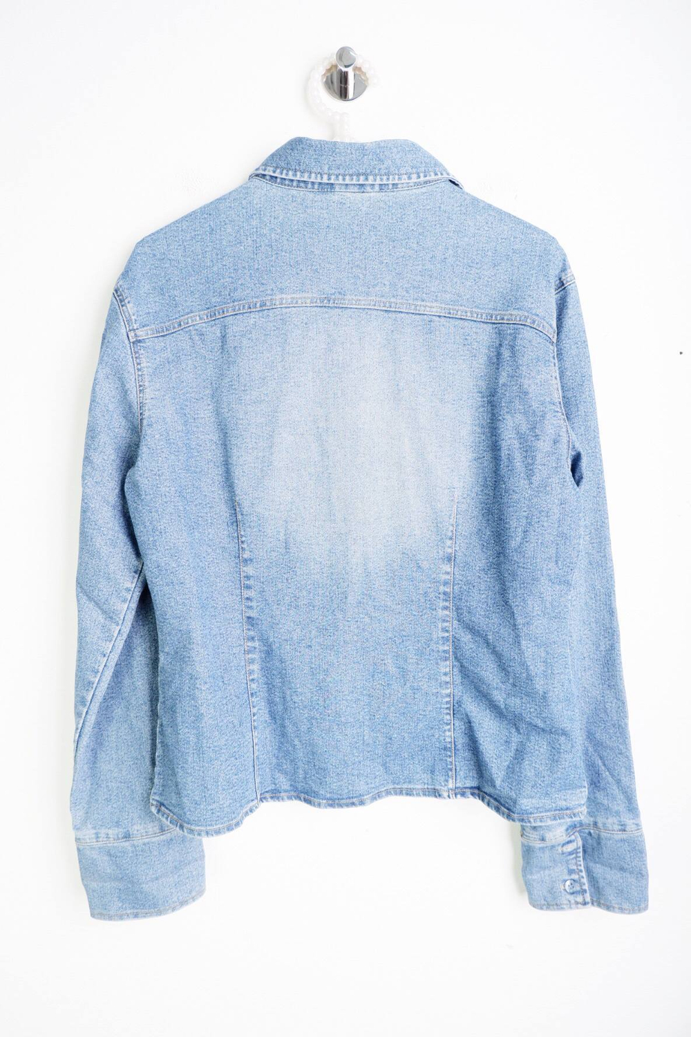 Куртка джинсовая модная, визуально на 44/46 размер