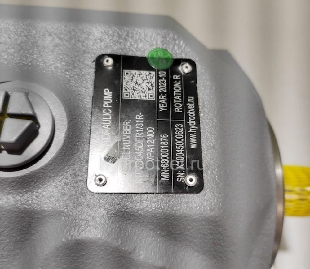 A10VSO45DR/31R-VPA12N00 - Насос аксиально-поршневой регулируемый с наклонной шайбой, рабочий объем 45 см3, DR = регулятор с отсечкой по давлению, номинальное давление 280 бар