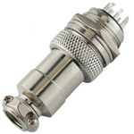 Авиационный разъем GX20 8Pin (штекер+гнездо)