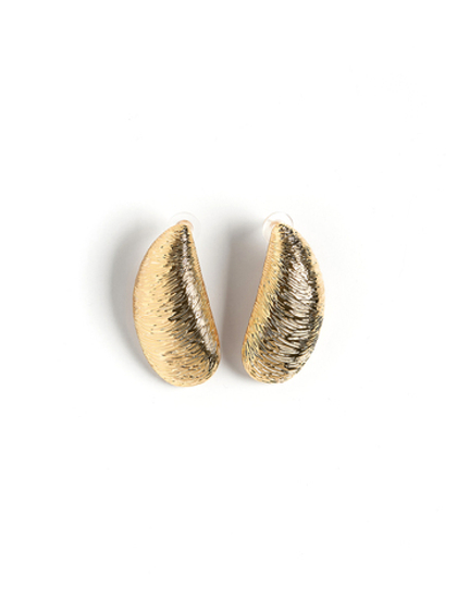 Серьги "Wavy wing" Gold