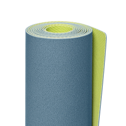 ULTRAцепкий легкий 100% каучуковый коврик для йоги Mandala Travel Sea 185*68*0,2 см