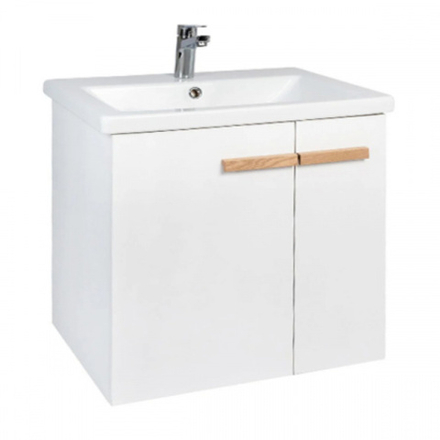 Тумба "Мюнхен" COMO 80 с раковиной  подвесная белая