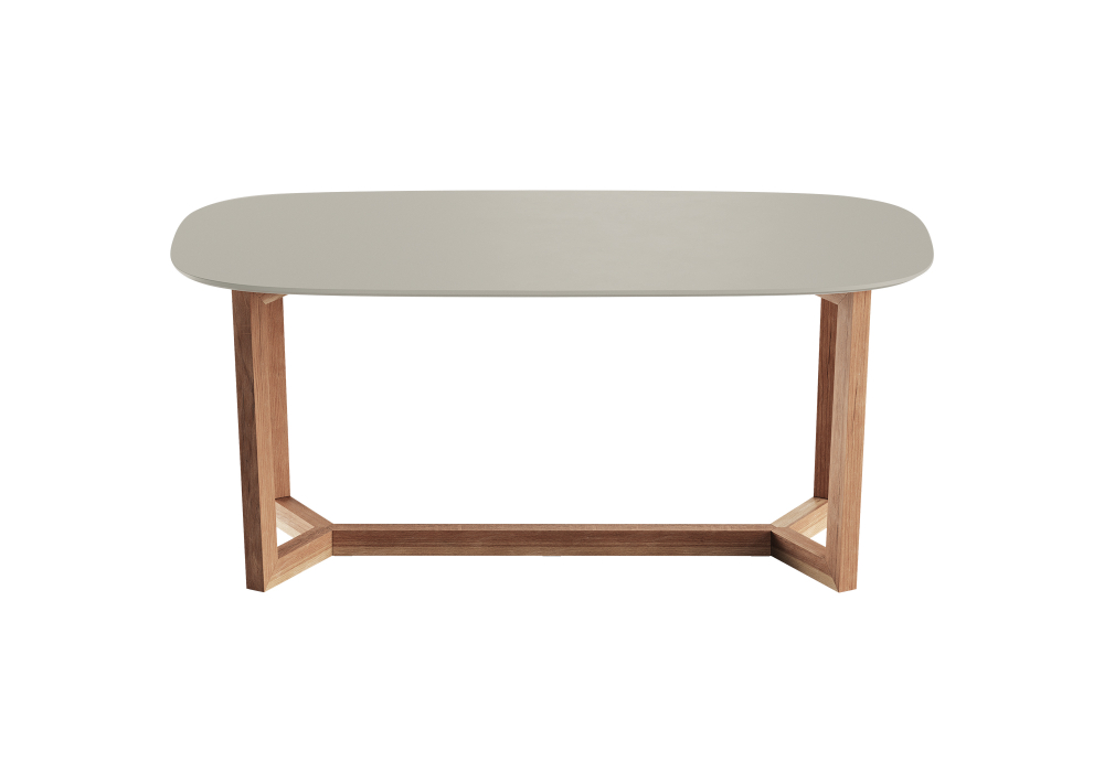 Стол обеденный Cross 2 180*90 см (серо-бежевый, бук)