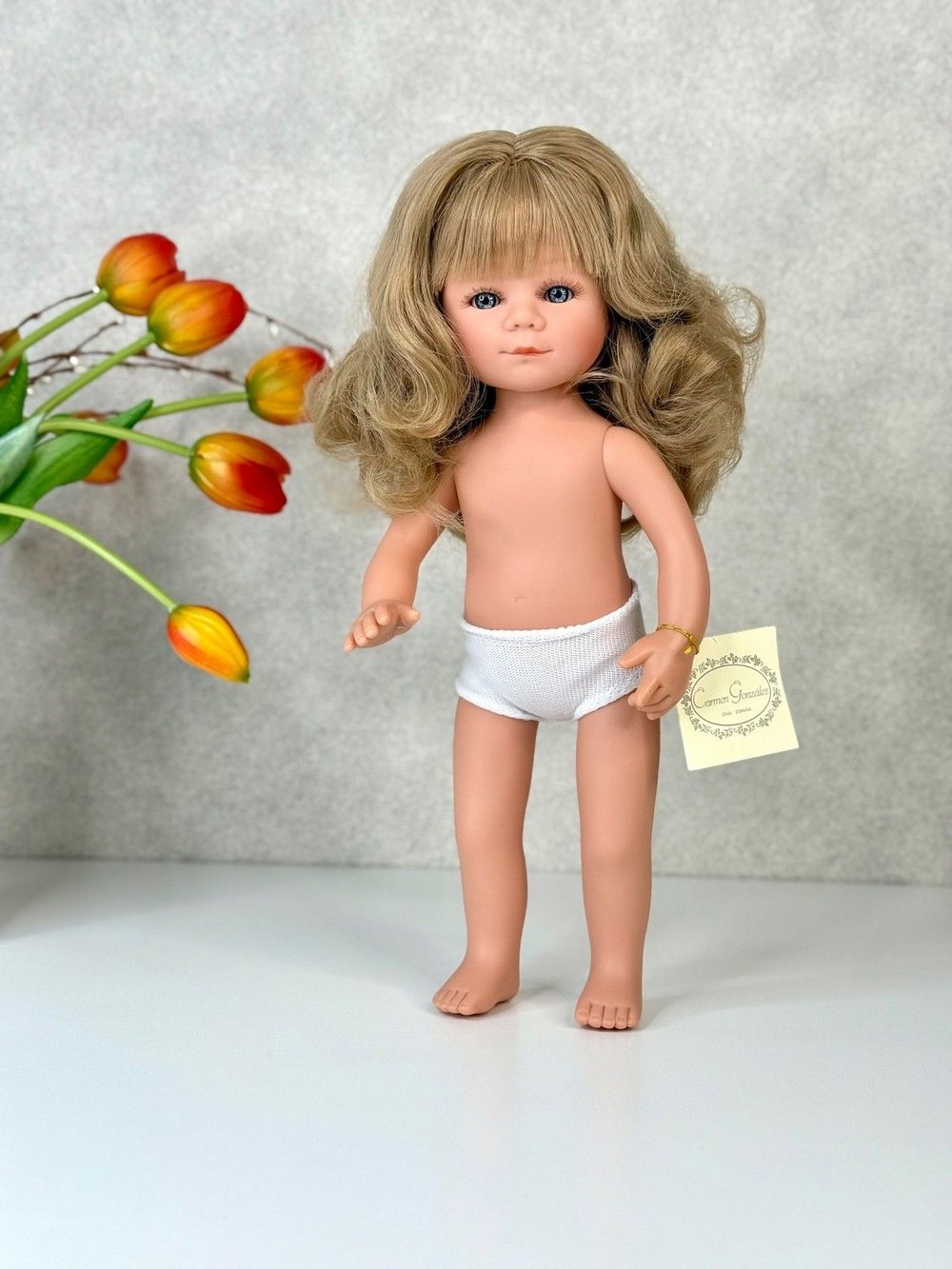 Кукла D Nenes виниловая 34см Marieta без одежды (022230W)